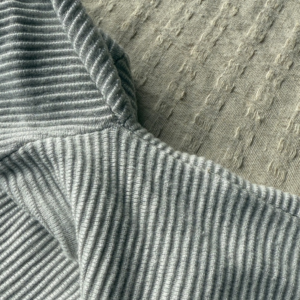 Twik Ribbed Knit Grey Sweater - Picture 5 of 5
